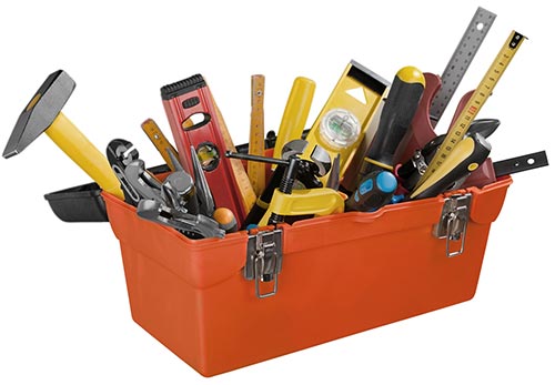Handyman Tool Set - tools we use for handyman work in Wakefield, Lynnfield, Saugus, Peabody, Andover and more.