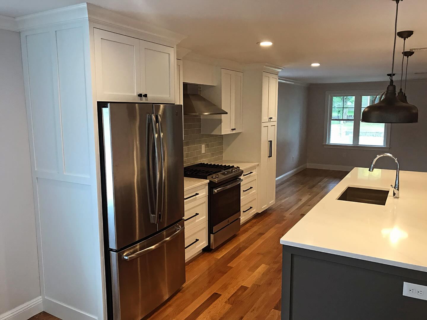 newly renovated kitchen in Melrose MA