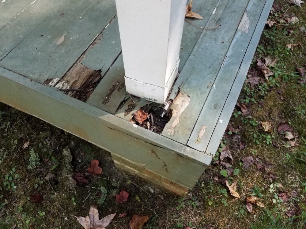 deck wood rot repair
