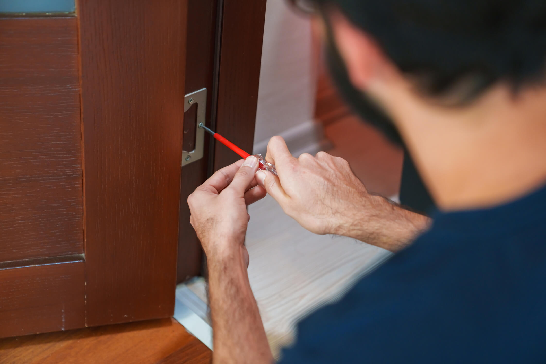 ma door hardware install
